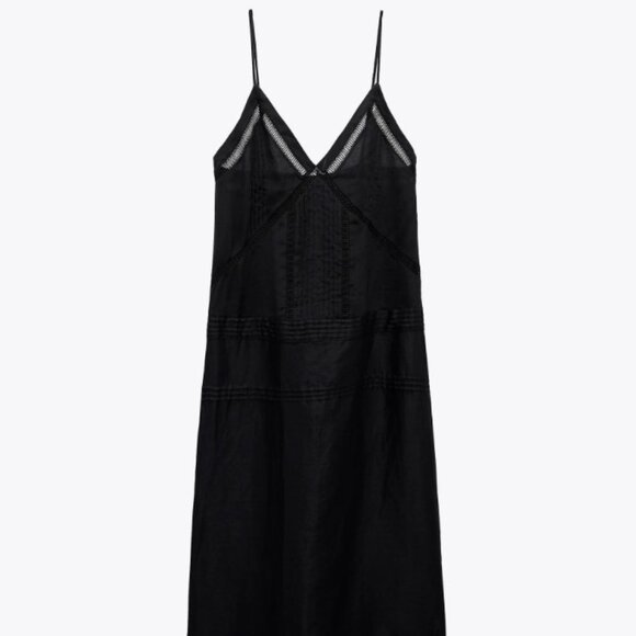 ZARA COLLECTION DRAPPED MIDI DRESS SIZE S 786/105/800 - Picture 3 of 4